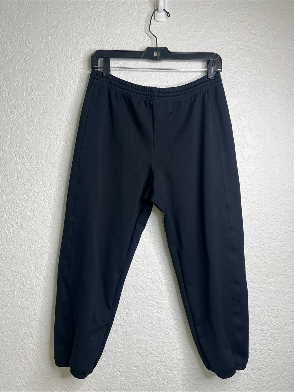 SKIMS Cozy Knit Nylon Crop Jogger in Onyx Sz S